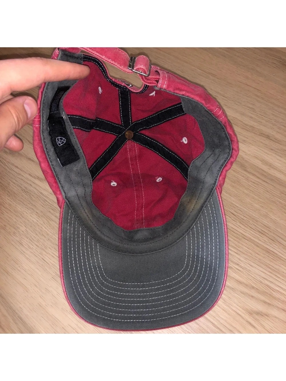 VINTAGE NIKE GOLF VENTANA CANYON HAT CAP RED WHITE ADJUSTABLE STRAPBACK